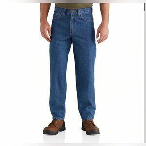 CARHARTT RELAXED FIT MEN'S DENIM JEANS MEDIUM WASH SIZE 38X30